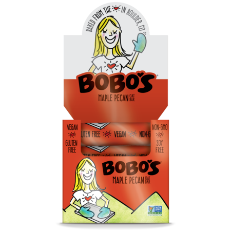 BOBOS OAT BARS Bobo's Oat Bars Gluten Free Vegan Maple Pecan Bar 3 oz. Bar, PK48 112-D